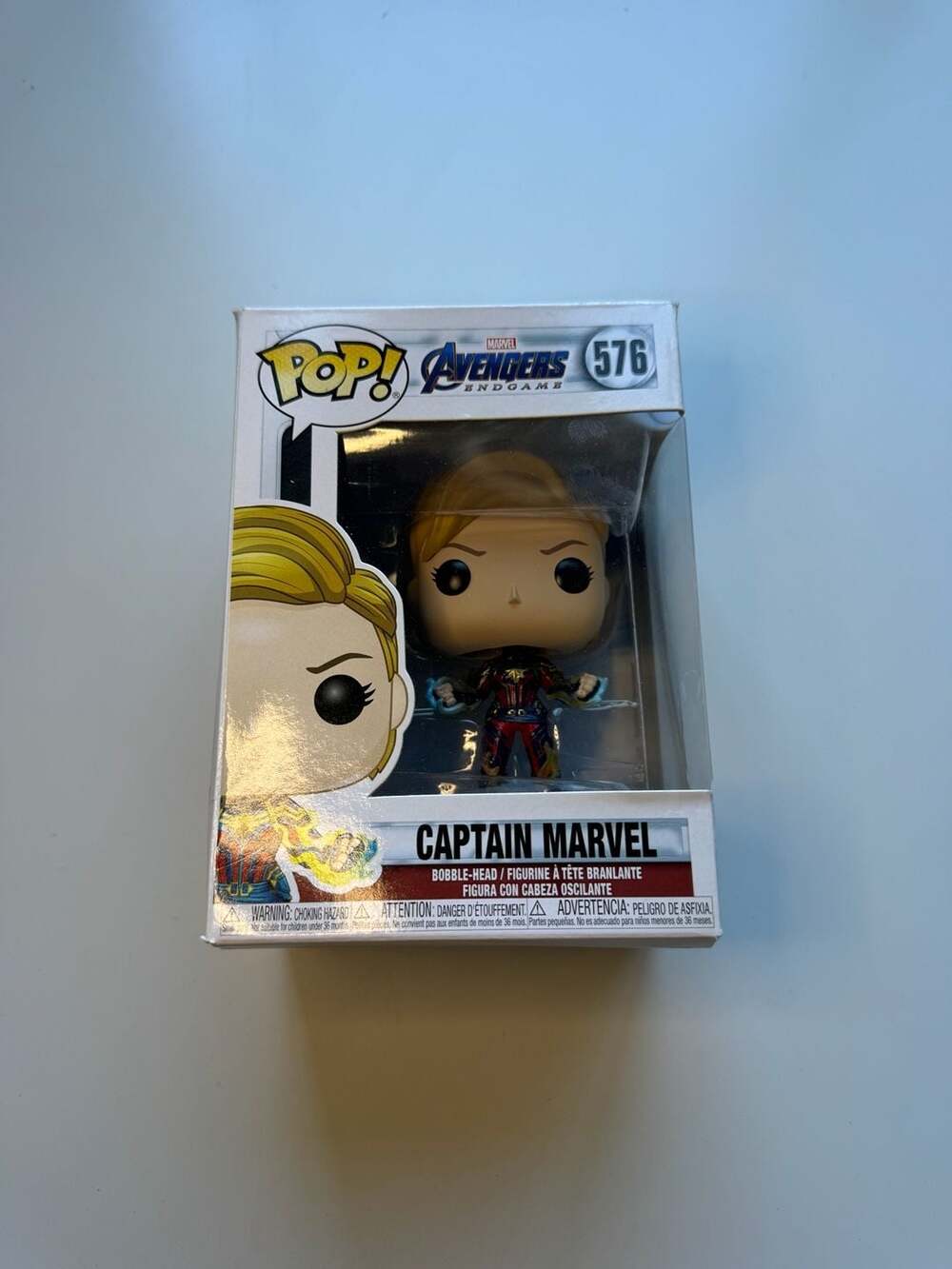 Funko Pop Avengers Endgame Captain Marvel Vinyl Figure 576